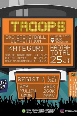 Troops 3x3 Basket Ball Competition